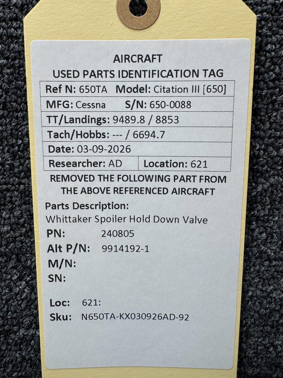 N650TA-KX030926AD-92AS