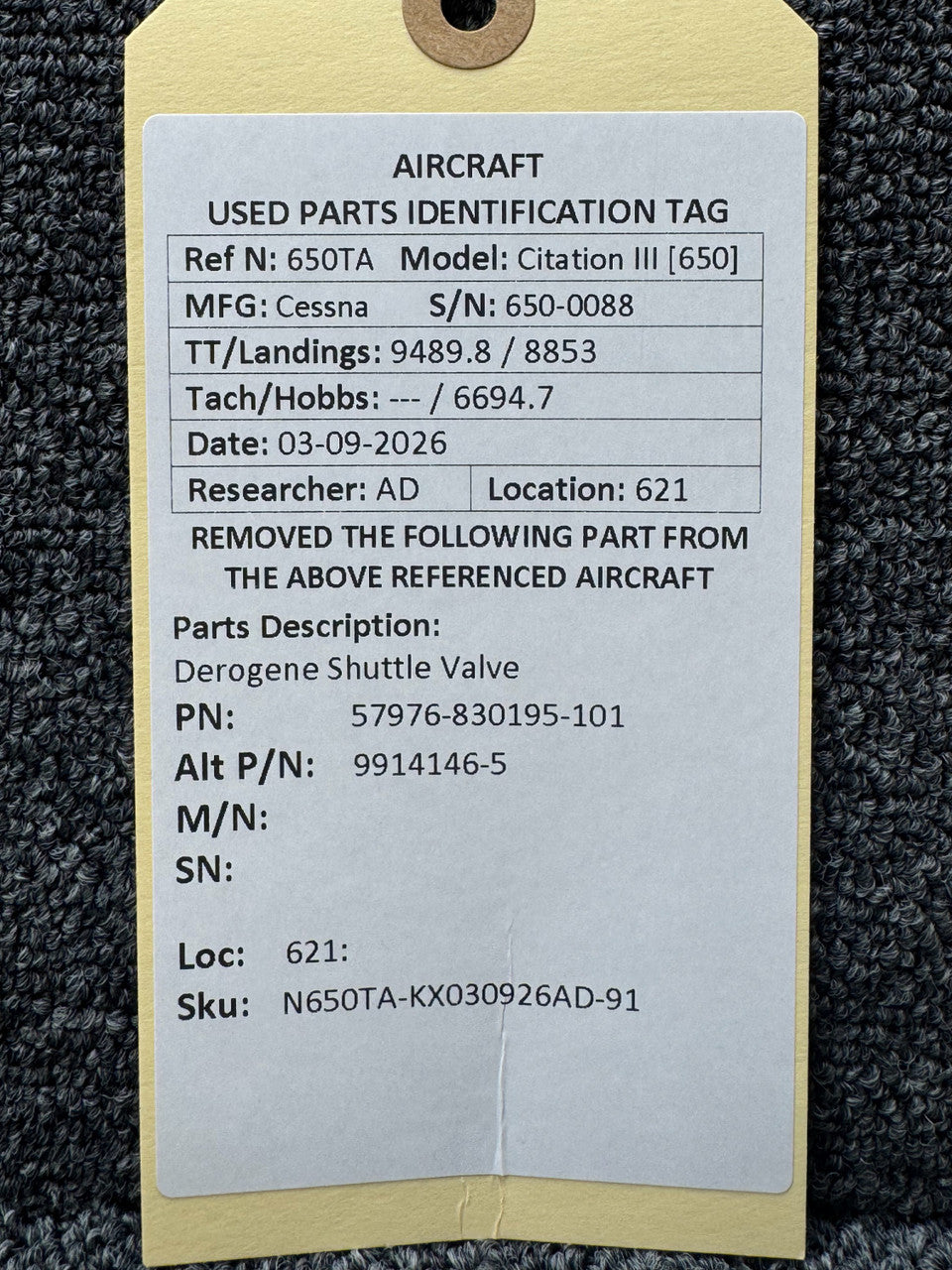 N650TA-KX030926AD-91AS
