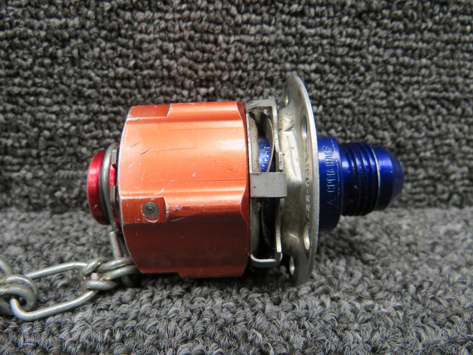 E155-25-8D, 155-S7-8D LearJet 24E Hydraulic Supply Coupling with Dust Cap