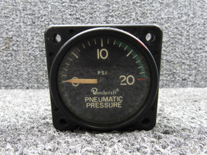 22-112-03-2 (Alt: 50-380105-1) Edo-Aire Pneumatic Pressure Gauge