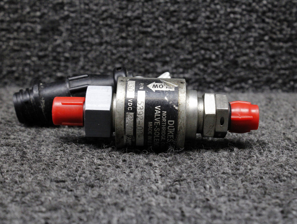5392-00-1 Dukes Fuel Flow Solenoid Valve (Volts: 30)