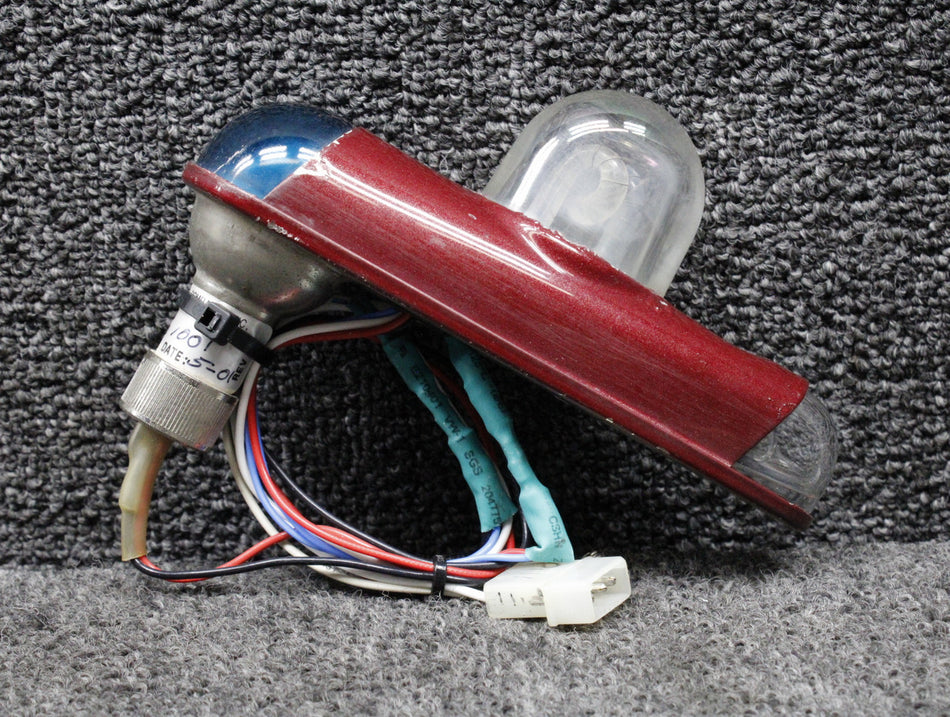 01-0790071-00, 751-201 Whelen 90071 Wing Navigation Light with Lens, Shield