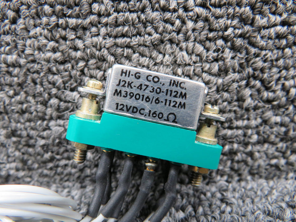 M39016-6-112M, HRC-5JV2 Cessna Citation III 650 Relay and Socket Assembly