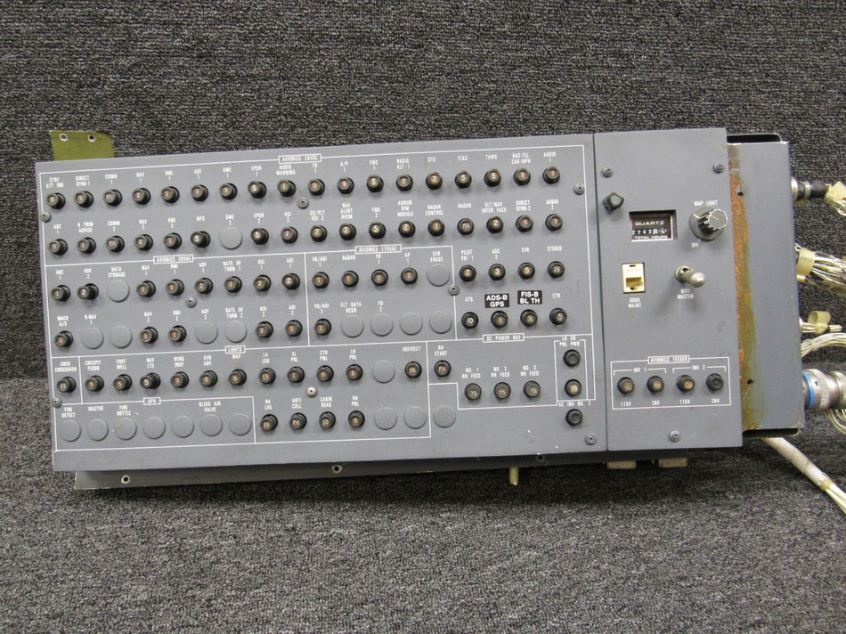 6218120-8 Cessna Citation III 650 Circuit Breaker Panel Assembly RH