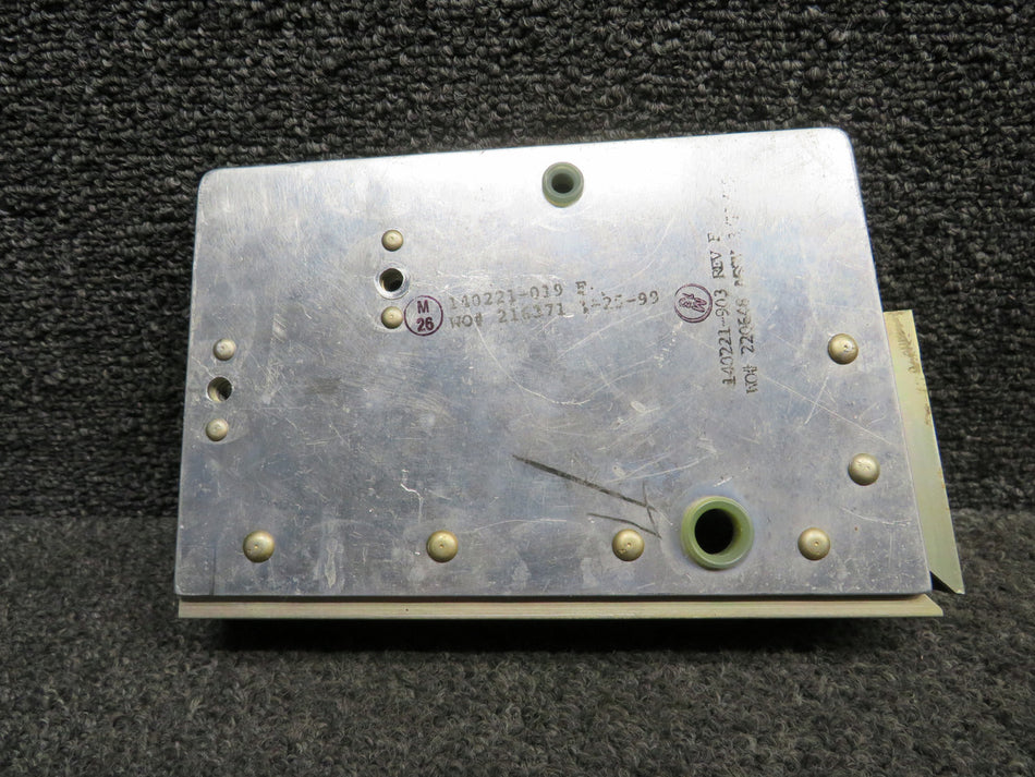 140221-019, 140221-021 Mooney M20R Aft Seat Adjust Bracket Inboard LH