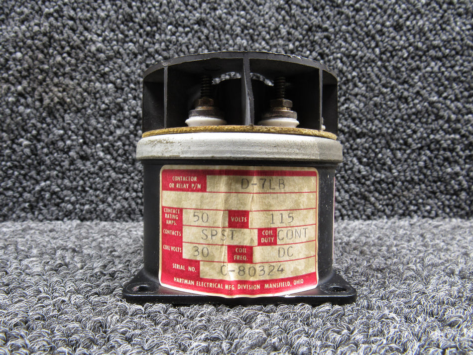 D-7LB Hartman Electrical Contactor Relay (115V, 50A)