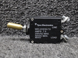 W31-X1016-7.5 (Alt: 35-380132-113) Tyco Toggle Switch (Volts: 250/50, Amps: 7.5)