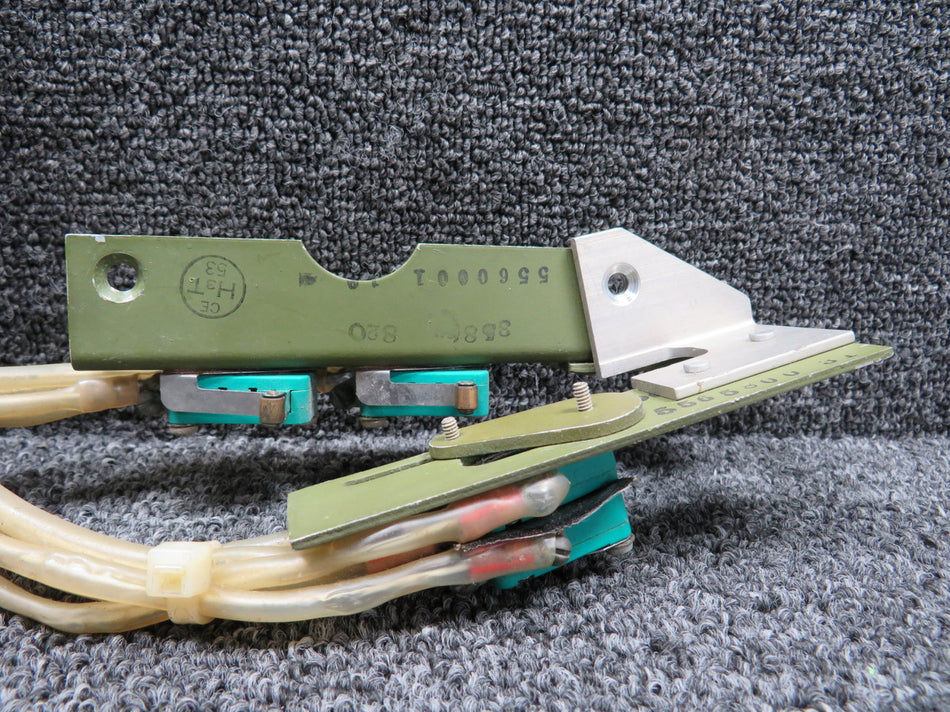 5560001-19 Cessna Citation S550 Engine Control Mount Bracket with Switch LH