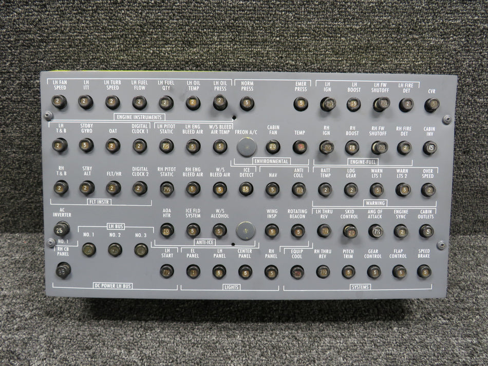 6518117-67 Cessna Citation S550 Circuit Breaker Panel Assembly LH