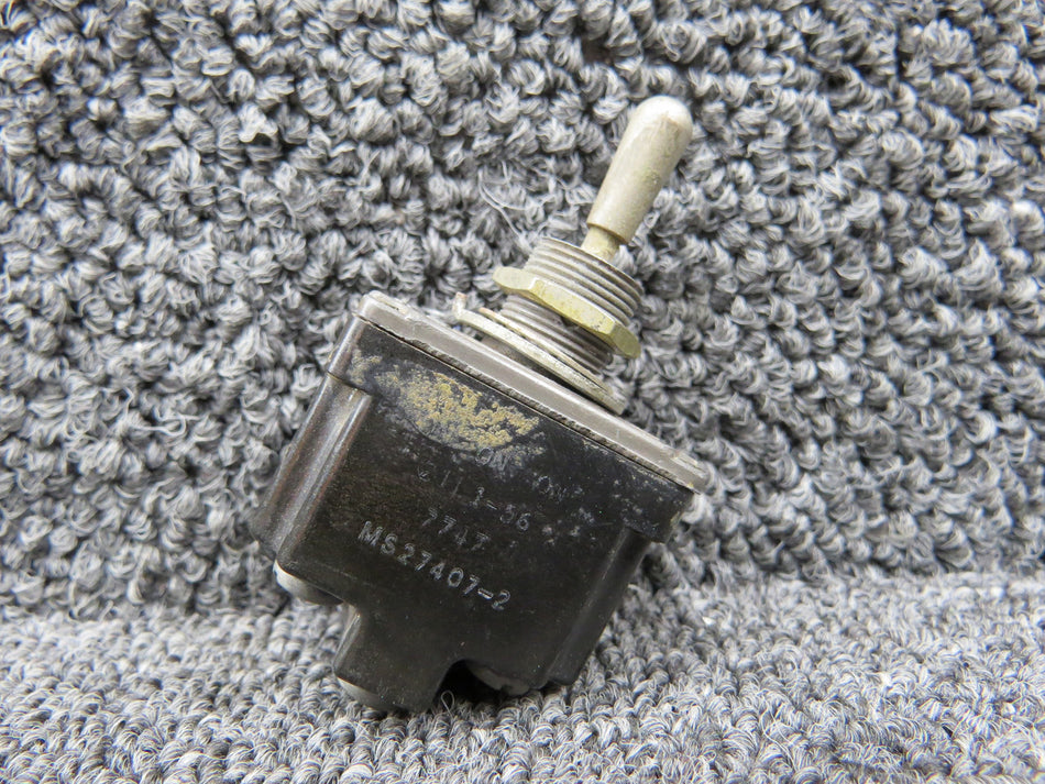 2TL1-56 (Alt: MS27407-2) Micro Switch 3 Position Toggle Switch