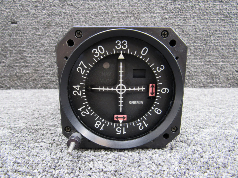 013-00049-01 Garmin GI-106A VOR-LOC-Glideslope Indicator with Mods (Missing Knob)