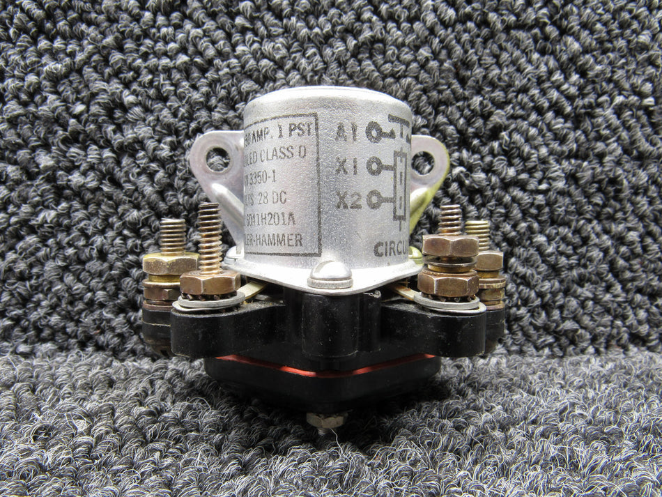 6041H201A (Alt: AN3350-1) Cutler-Hammer Unsealed Relay (28V, 50A)