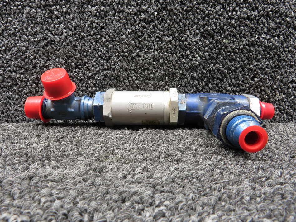 1111-517733 Parker Check Valve Assembly with Tee Valves