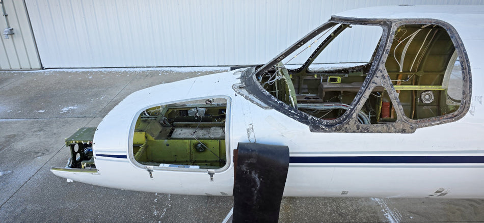 Cessna Citation S550 Fuselage with Bill of Sale, Airworthiness, Tag, and Logs