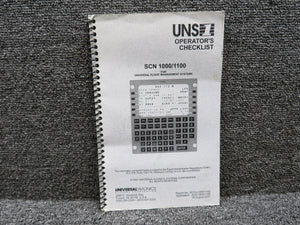 2411sv1000-1100 Universal Avionics 2007 SCN 1000-1100 FMS Operators Checklist