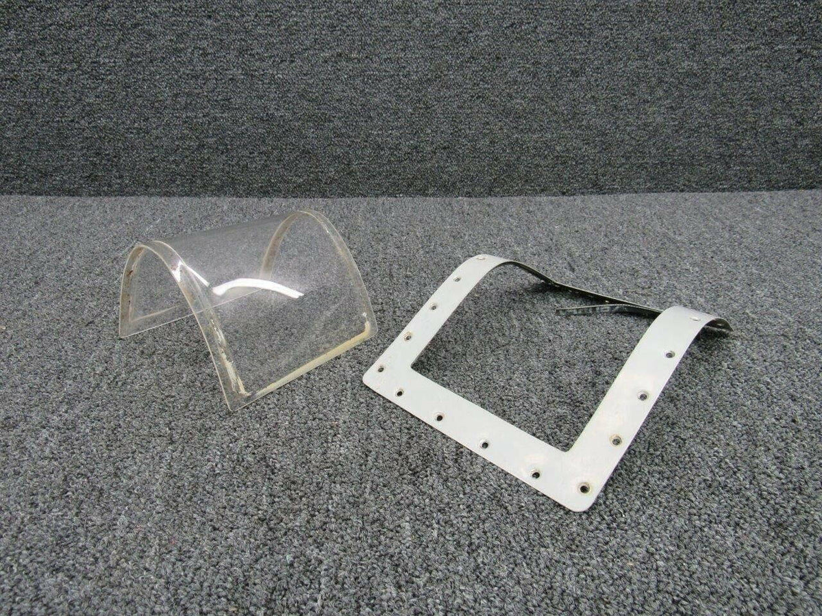 35-115136-3 / 35-115210-11 Beech C35 Landing Light Cover Assy & Frame RH BAS Part Sales | Airplane Parts