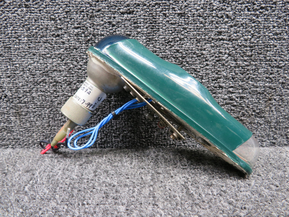 01-0790071-00, 751-201 Whelen 90071 Wing Navigation Light w Lens (Minus Bulbs)