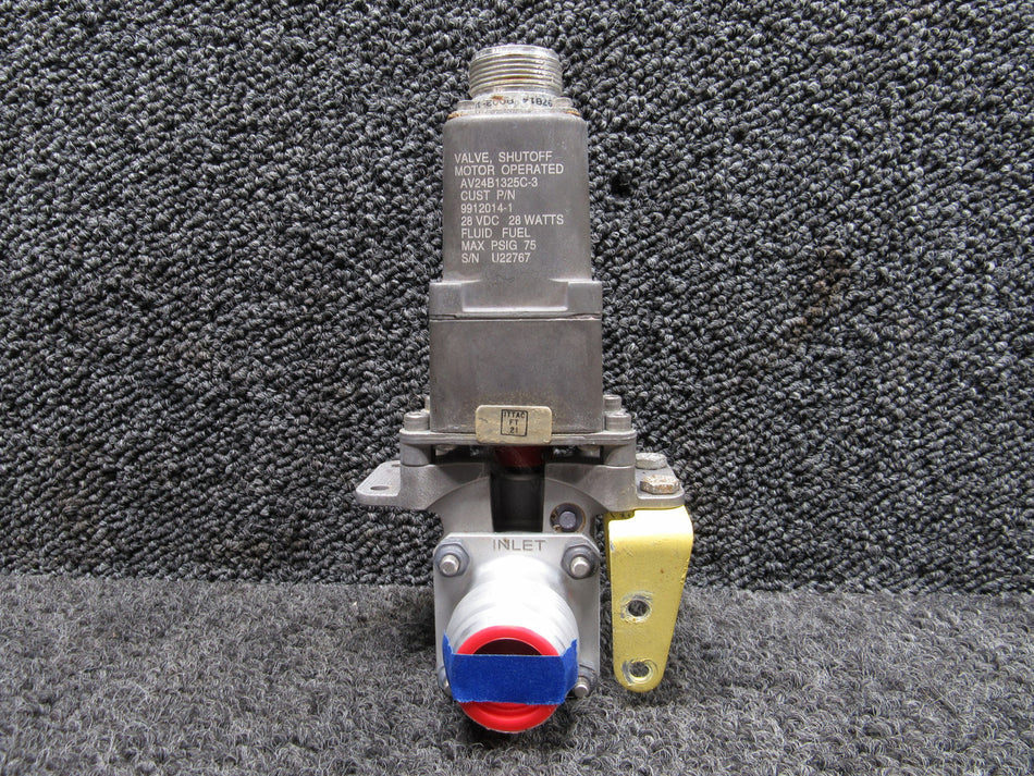 AV24B1325C-3 (Alt: 9912014-1) ITT Aerospace Fuel Shutoff Valve (Volts: 28)