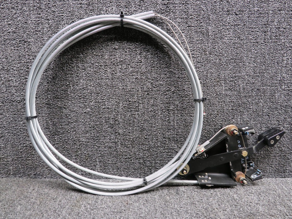 87765-046, 87765-041 Piper PA34-220T Flap Selector Assembly with Cable (L: 100”)
