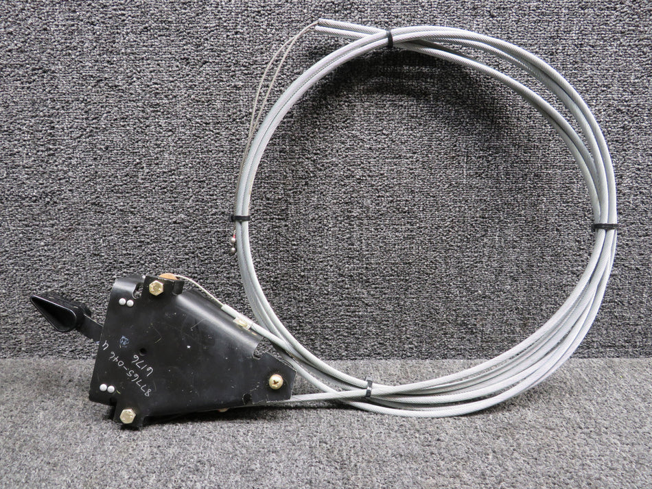 87765-046, 87765-041 Piper PA34-220T Flap Selector Assembly with Cable (L: 100”)
