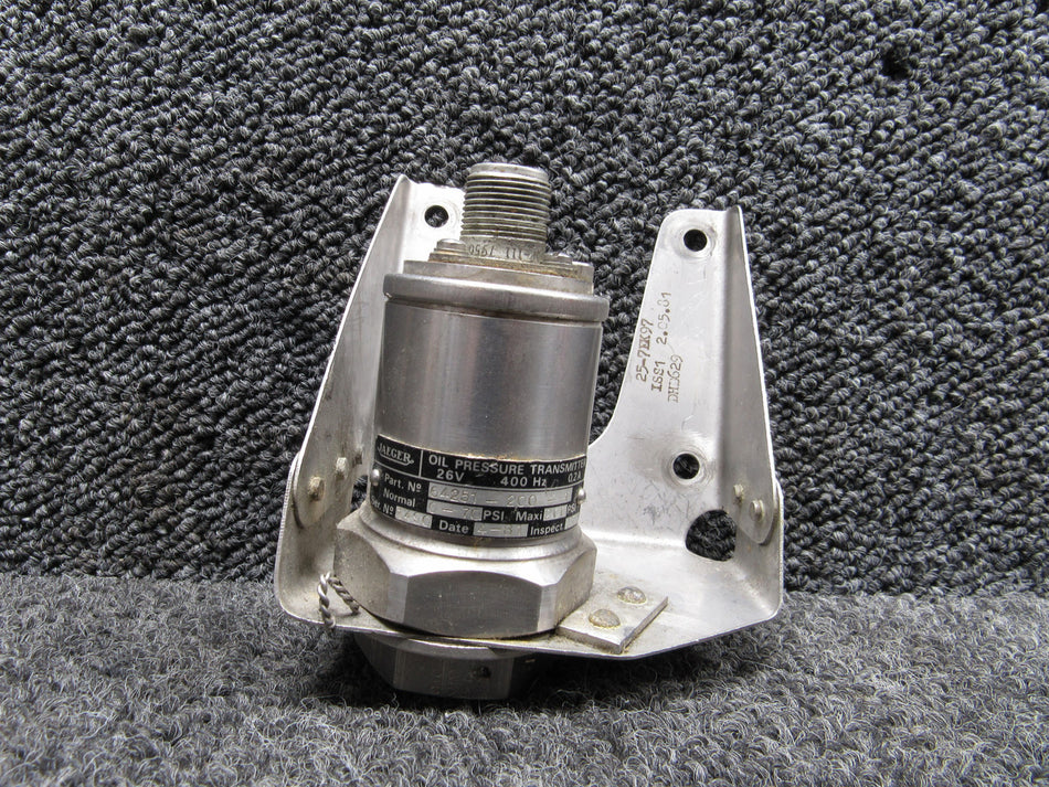 64251-200-1 Jaeger Oil Pressure Transmitter with Bracket (Volts: 26)