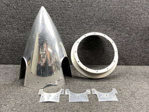 21884-000, 16444-000 Piper PA24-250 Three Blade Spinner Assembly w Adapter