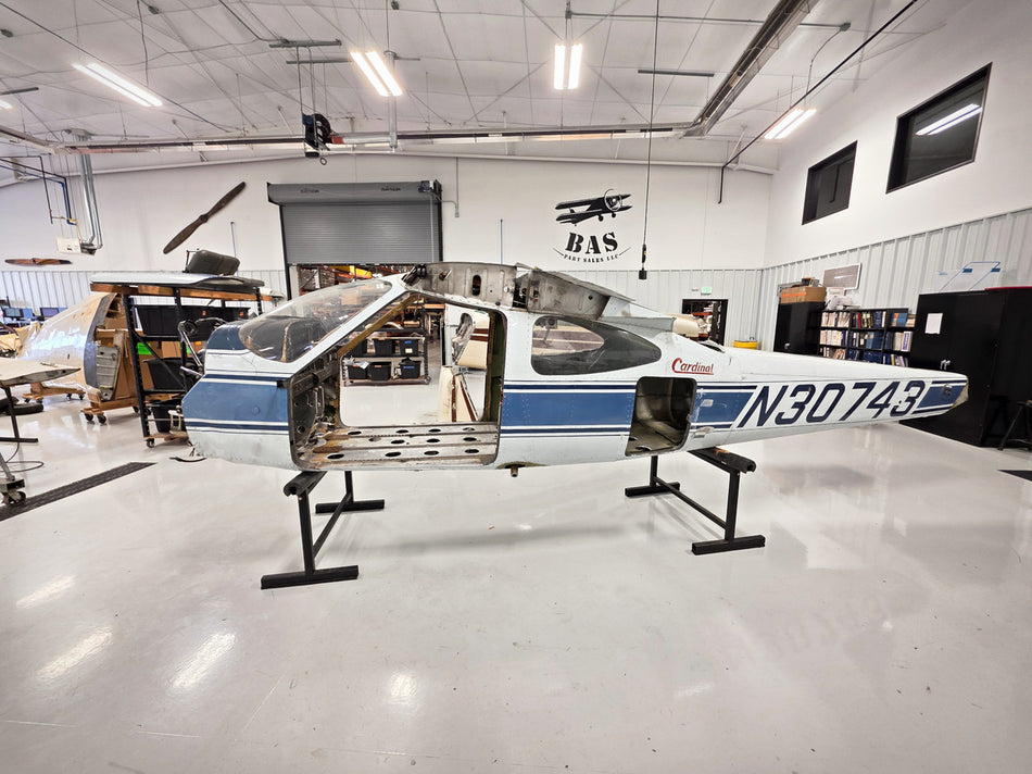 Cessna 177B Fuselage with Bill of Sale, Data Tag, and Logs