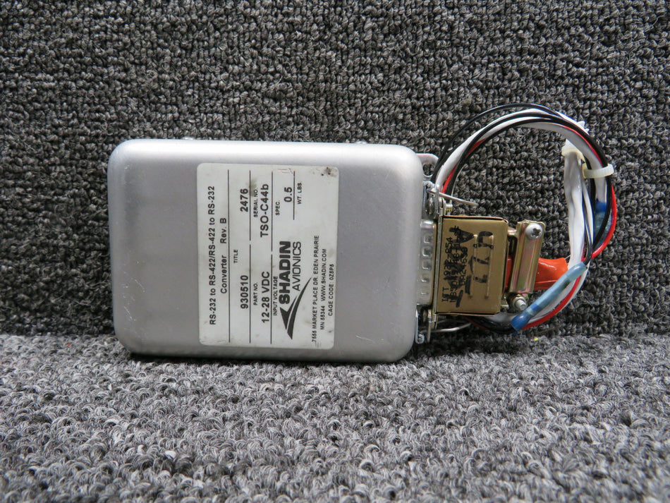 930510 Shadin RS-232 to RS-422 Converter, 12-28V