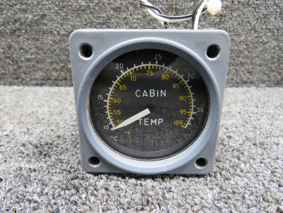 0221-007 B & D Instruments Cabin Temperature Indicator, Lighted