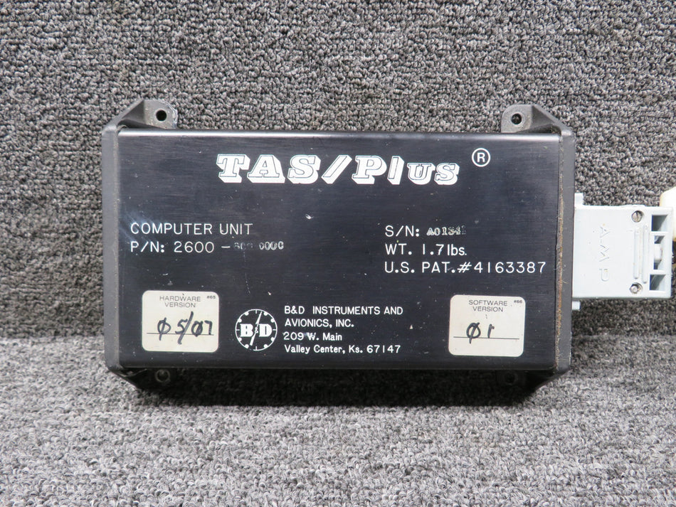 2600-600-0000 B & D Instruments Tas-Plus Computer Unit