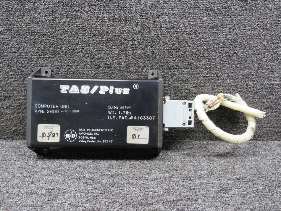 2600-600-0000 B & D Instruments Tas-Plus Computer Unit