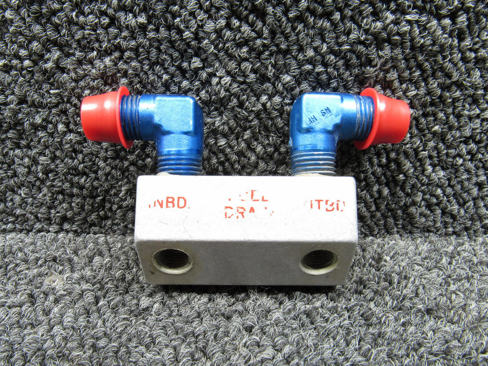 30862-001 Piper PA23-250 Fuel Drain Valve Assembly RH Less Drains