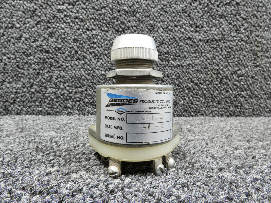 A-510-2 Gerdes Ignition Switch Assembly with Key