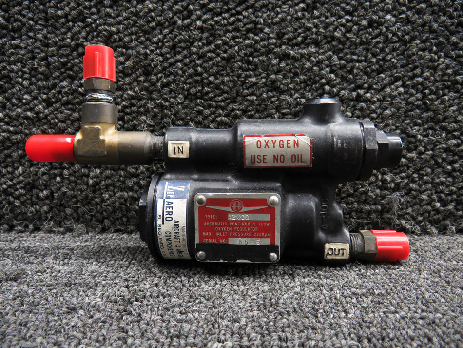 A2000 Alar Automatic Continuous Flow Oxygen Regulator (Core)