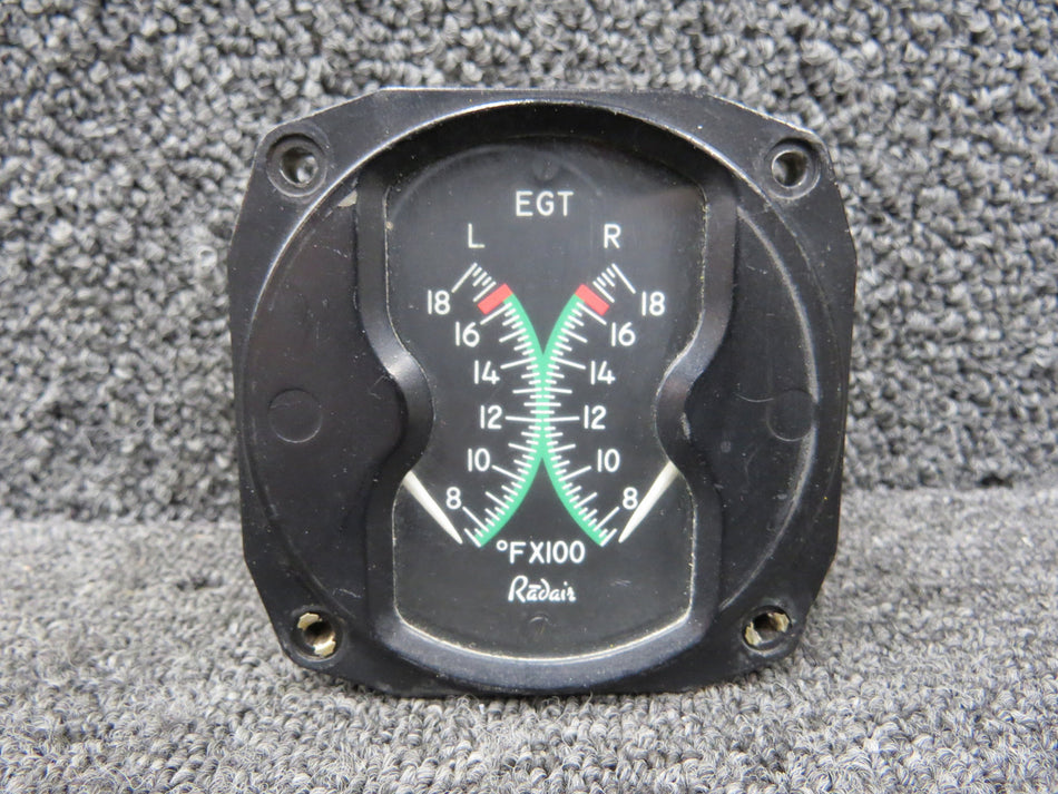 FX100 Radair Dual Exhaust Gas Temperature Indicator
