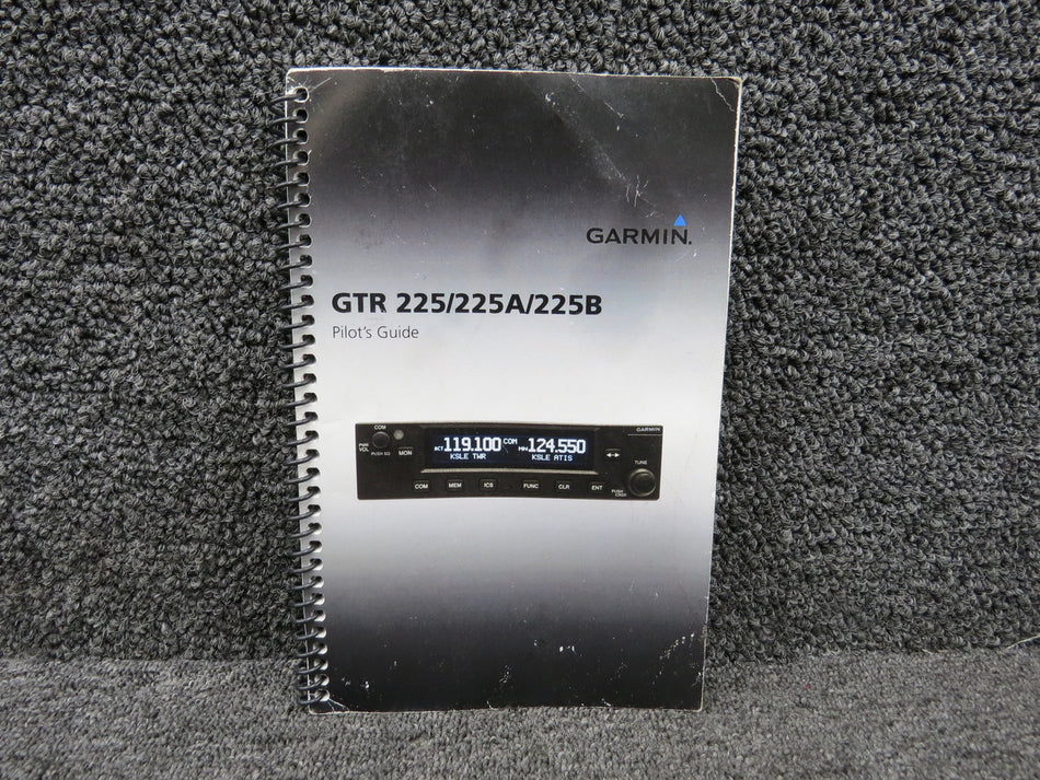 190-01182-00 Garmin GTR-225-225A-225B Pilots Guide