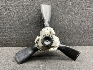 D3AF32C80NR McCauley Three Blade Propeller Hub with Logbook (Core, Prop Struck)