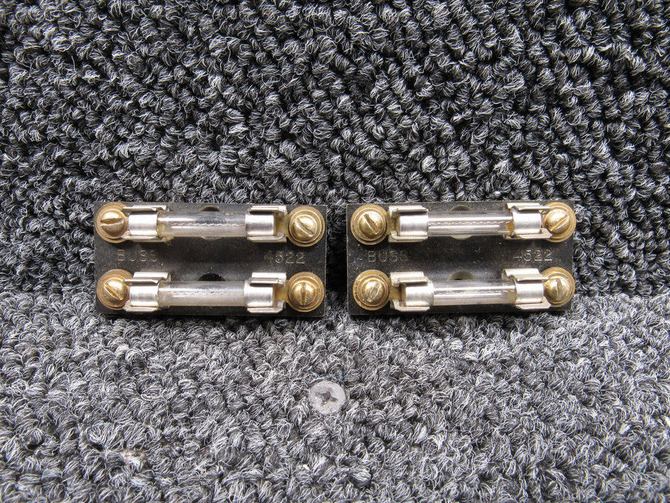 4522 (Use: 5920-00-682-0532) Buss Fuse Cartridge Assembly (Set of 2)