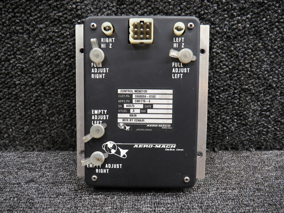 CMF776-4 (Alt: C668004-0102) ConAir Fuel Quantity Control Monitor (Core)