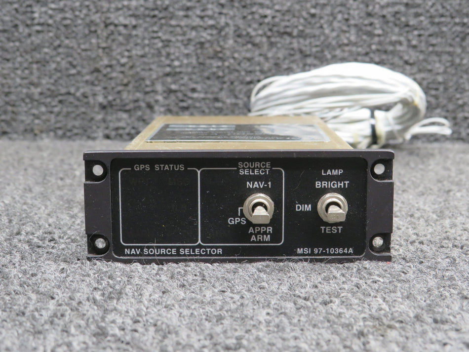 97-10364A MSI Avionics Integrated Nav Source Selector and Display Unit (28V)