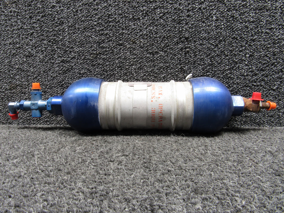 60816-3 (Alt: MS28797-3) Teledyne Hydraulic Fluid Accumulator