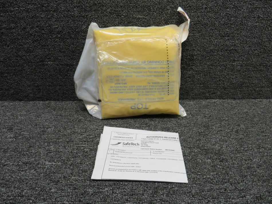 P01074-101 Eastern Aero Marine XF-35 Adult-Child Life Preserver with 8130-3