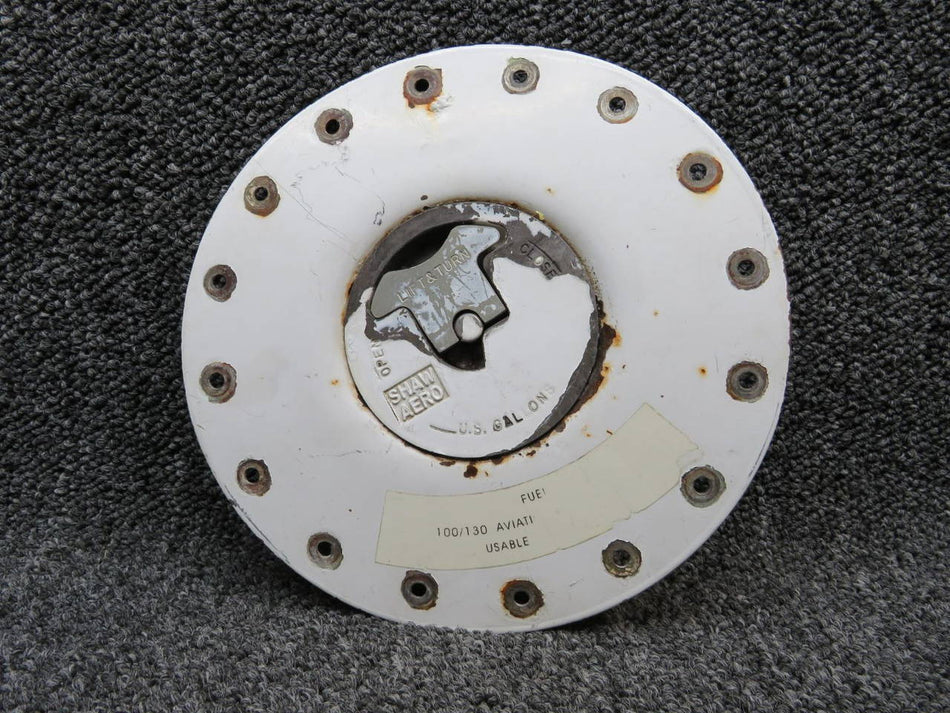 0823410-9 (USE: 531-003) Cessna 421B Shaw Aero Tip Tank Fuel Cap & Adapter Assy