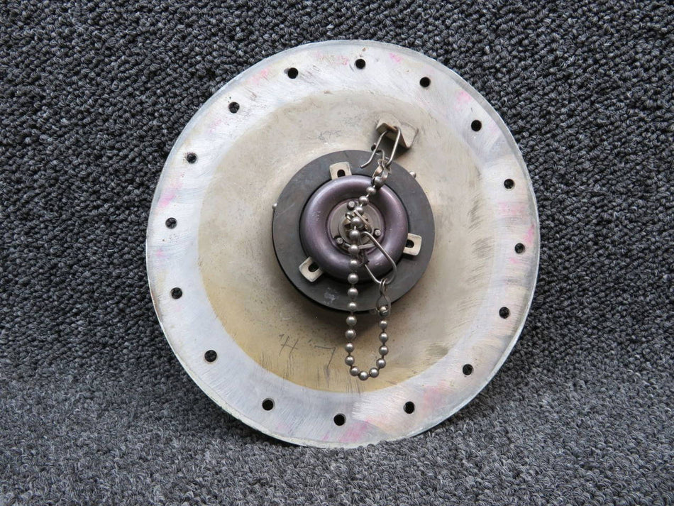 0823410-9 (USE: 531-003) Cessna 421B Shaw Aero Tip Tank Fuel Cap & Adapter Assy