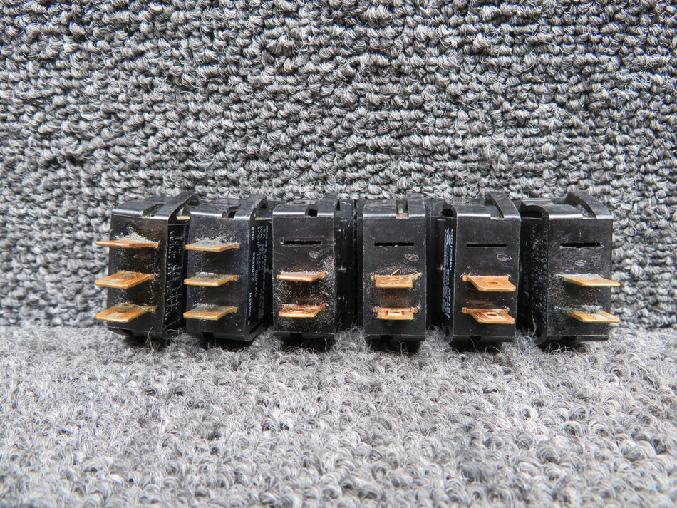 TA201-TW-B (Alt: S2160-1, S2160-2) Carling Rocker Switch (Set of 6)