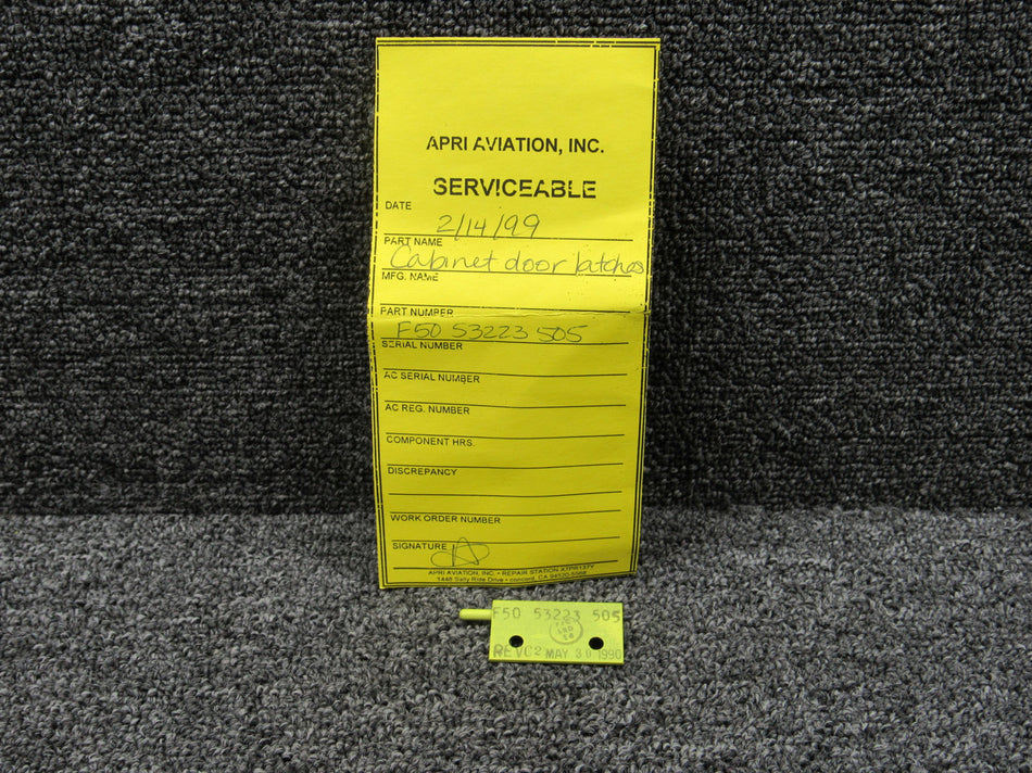 F50-53223-505 Apri Aviation Cabinet Door Latch (New Old Stock)