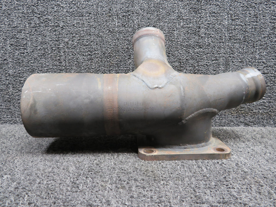 K1250860M-105 Continental TSIO-520 Turbo Inlet Exhaust Stack w Probe Hole
