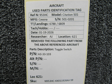 N953HC-KX011926AJ-59MB-VE