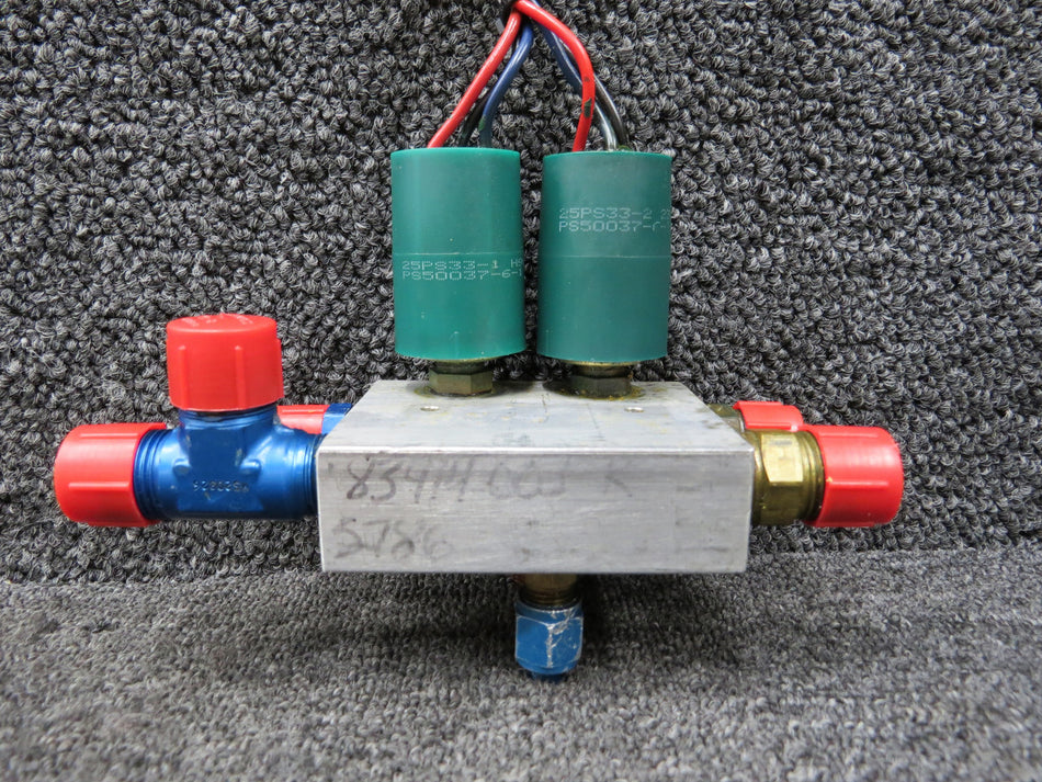 83914-002, 25PS33 Piper PA46-310P Air Conditioning Manifold with Switches