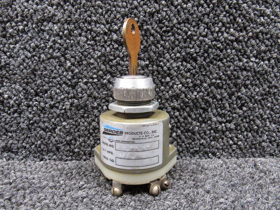 A-510-10 Gerdes Ignition Switch and Key Assembly
